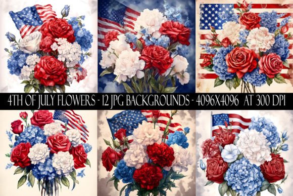 Download 4th of July Flower Backgrounds - Flower backgrounds Collection
