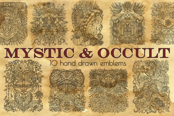 Download Mystic and Occult Emblem Art - Premium Resources