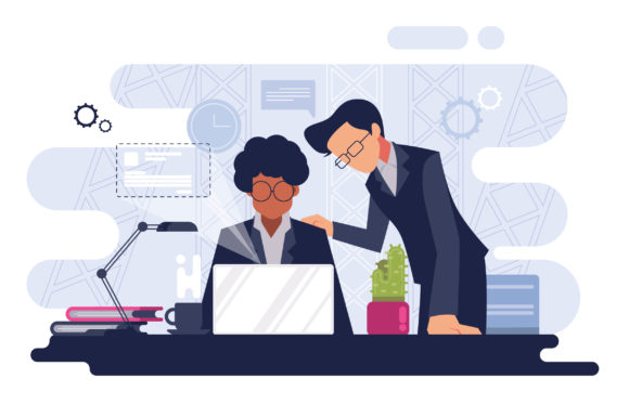 Download Corporate Office Working Illustration - Corporate Collection