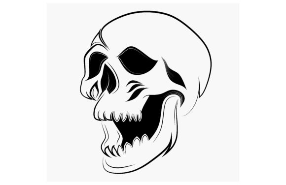 Download Tattoo Tribal Skull Vector Art - Premium Resources