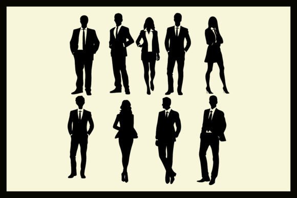 Download Corporate People Silhouettes Clipart - Corporate Collection